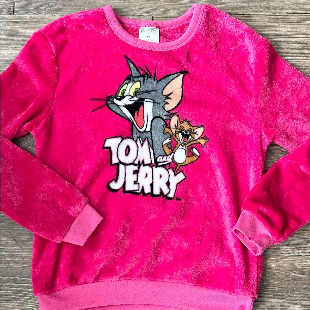 Tom and Jerry Long Sleeved Baby Tee